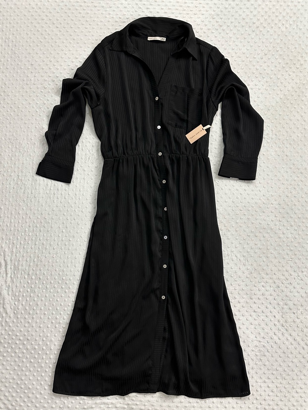 Black Tape Long Dress (XL)